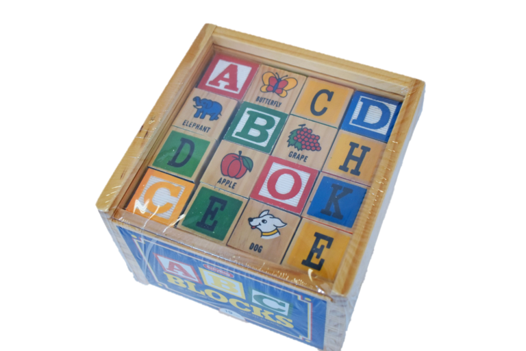 48-pc. Wooden ABC Blocks | Theresa's Emporium