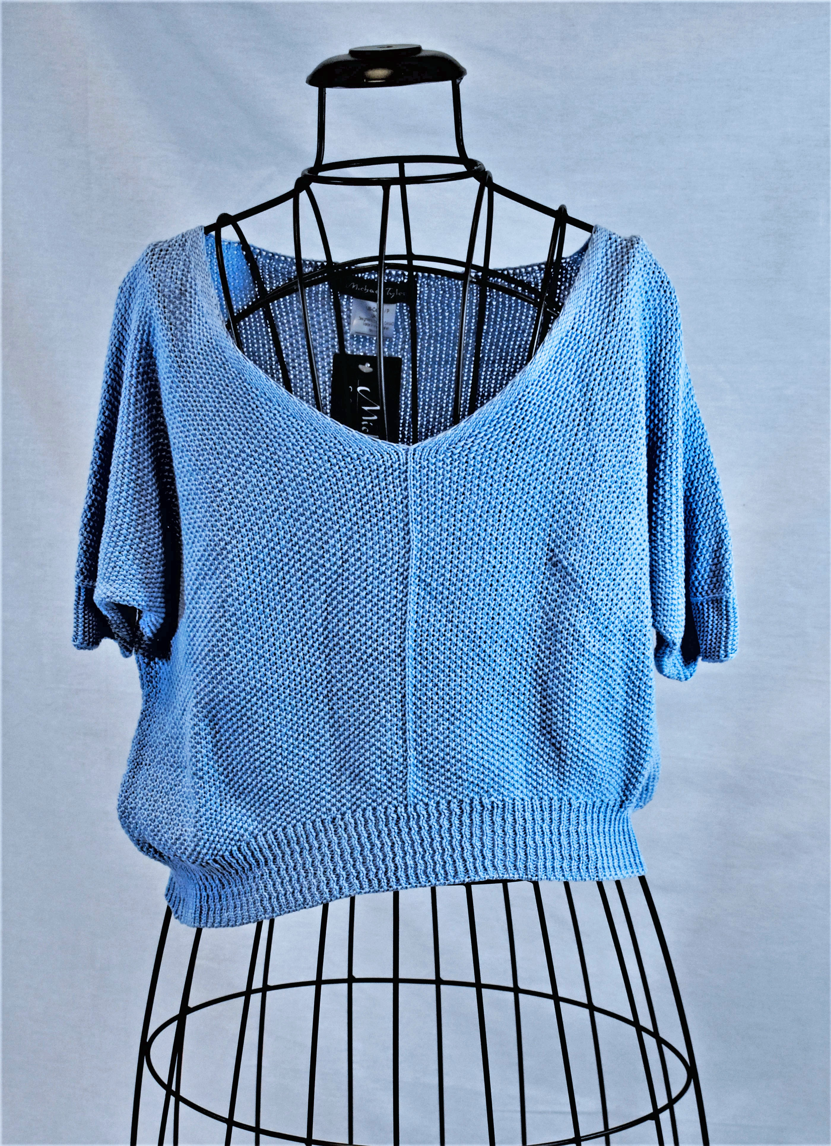Largo Knit Sweater in Cornflower